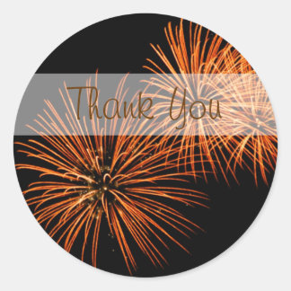 Rond Sticker Merci Fireworks
