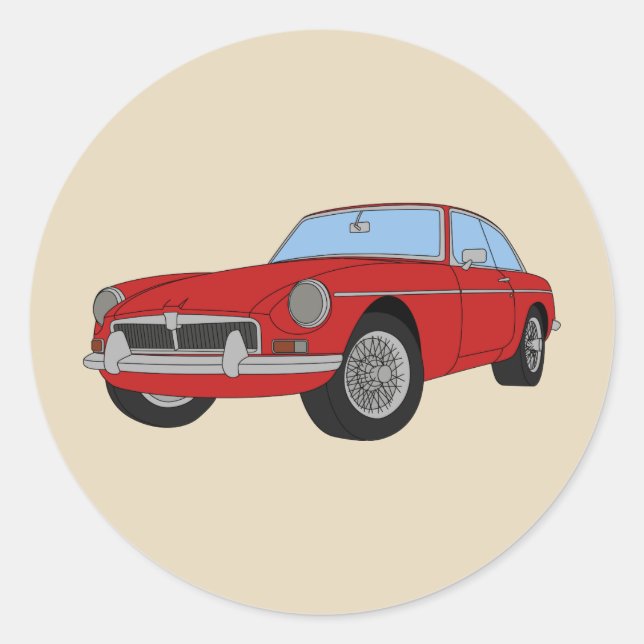 ROND STICKER MGB (Devant)