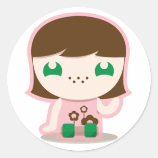 Rond sticker mia, boo & amis