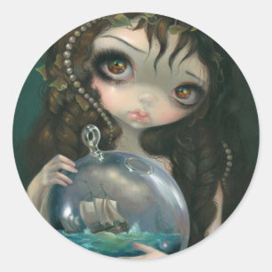 Rond Sticker "Microcosm : Seascape"