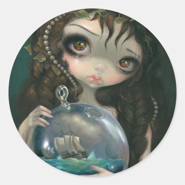 Rond Sticker "Microcosm : Seascape" (Devant)