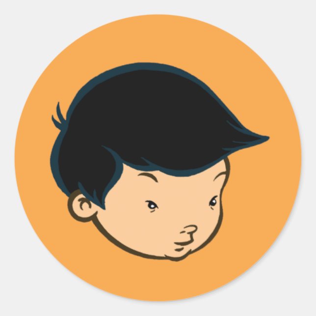 Rond Sticker Mike Park (Orange) (Devant)