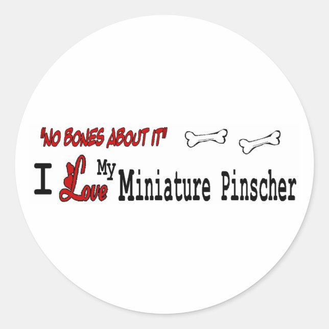 Rond Sticker Miniature (I Love) (Devant)