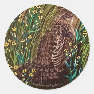 Rond Sticker Mme Grouse