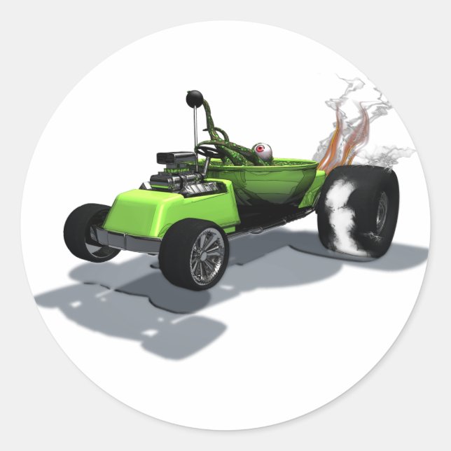 Rond Sticker mobile pour les roues bizarres (Devant)