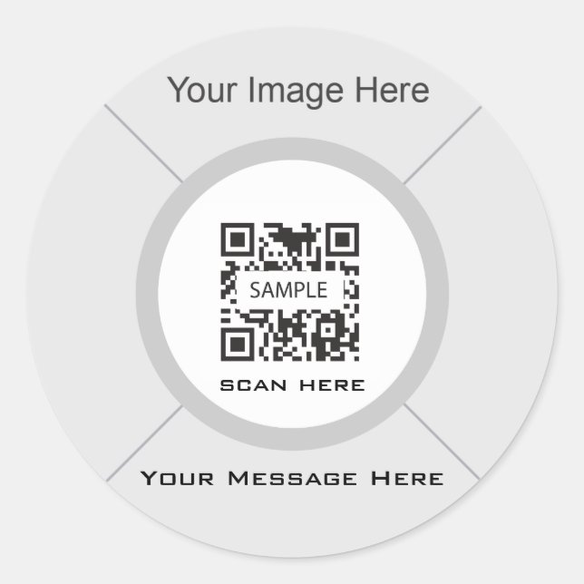 Rond Sticker Modèle Générique 2 (Devant)