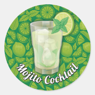 Rond Sticker Mojito Classic Round