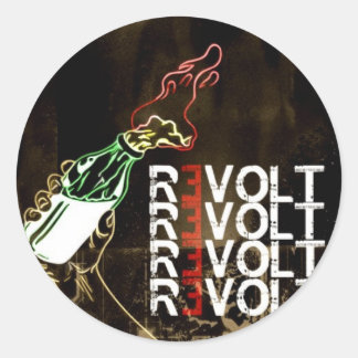 Rond Sticker Molotov