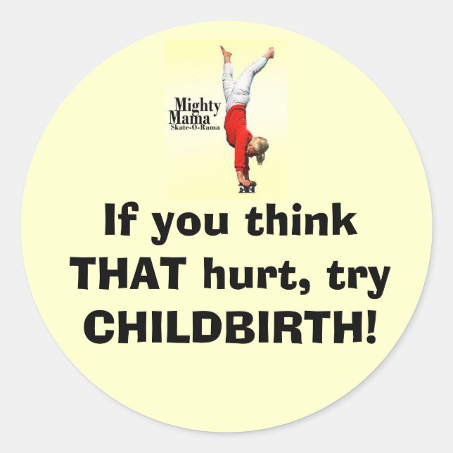 Rond Sticker Moms Skateboard (Devant)