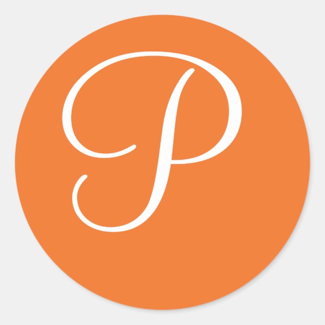 Rond Sticker Monogram Mariage Monogram (Devant)
