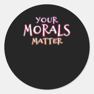 Rond Sticker Moral