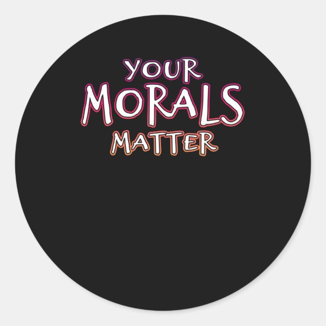 Rond Sticker Moral (Devant)