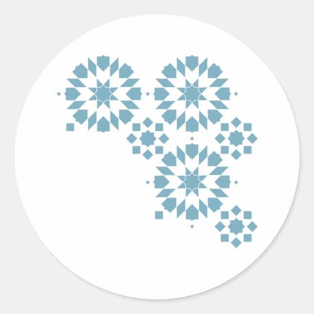 Rond Sticker Moroccan Zelij* Ceramic (Devant)