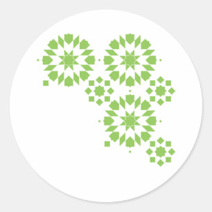 Rond Sticker Moroccan Zelij* Ceramic