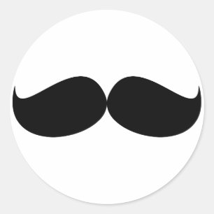 Rond Sticker Moustache