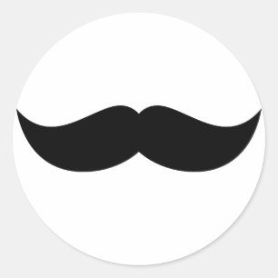 Rond Sticker Moustache