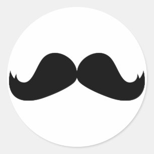Rond Sticker Moustache