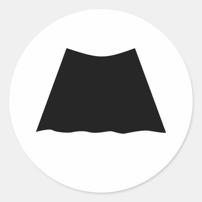 Rond Sticker Moustache (Devant)