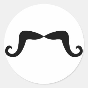 Rond Sticker Moustache