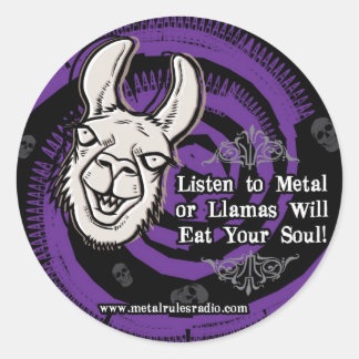 Rond Sticker MRR Llama