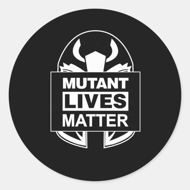 Rond Sticker Mutant Lives (Devant)