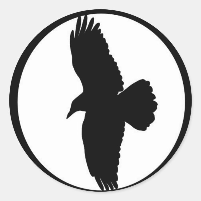 Rond Sticker NEVERMORE PARANORMAL (Devant)