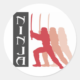 Rond Sticker Ninja