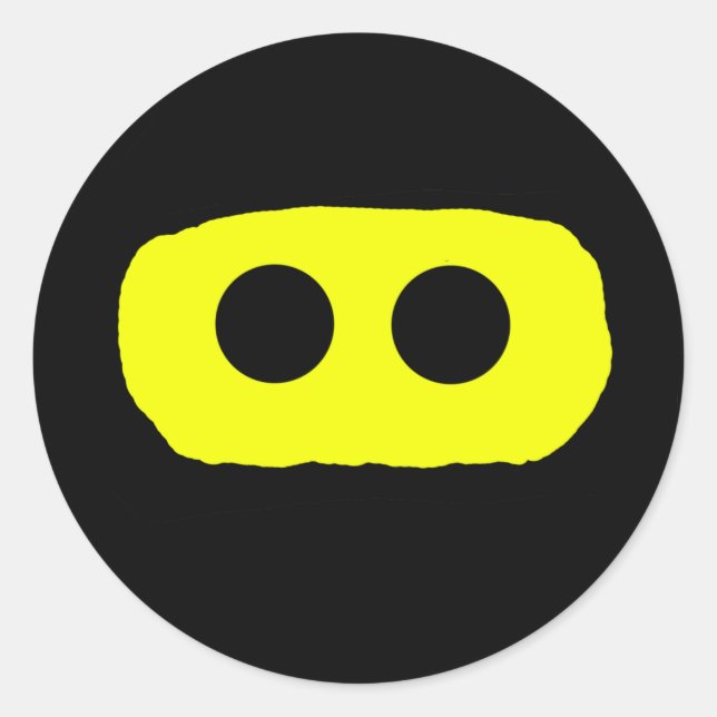 Rond Sticker Ninja (Devant)