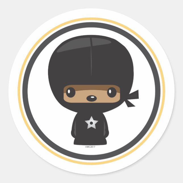 Rond Sticker Ninja (Devant)