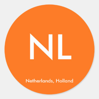 Rond Sticker NL