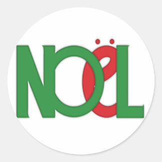 Rond Sticker NOEL