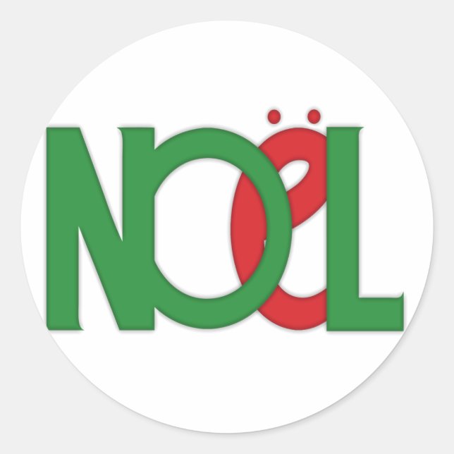 Rond Sticker NOEL (Devant)