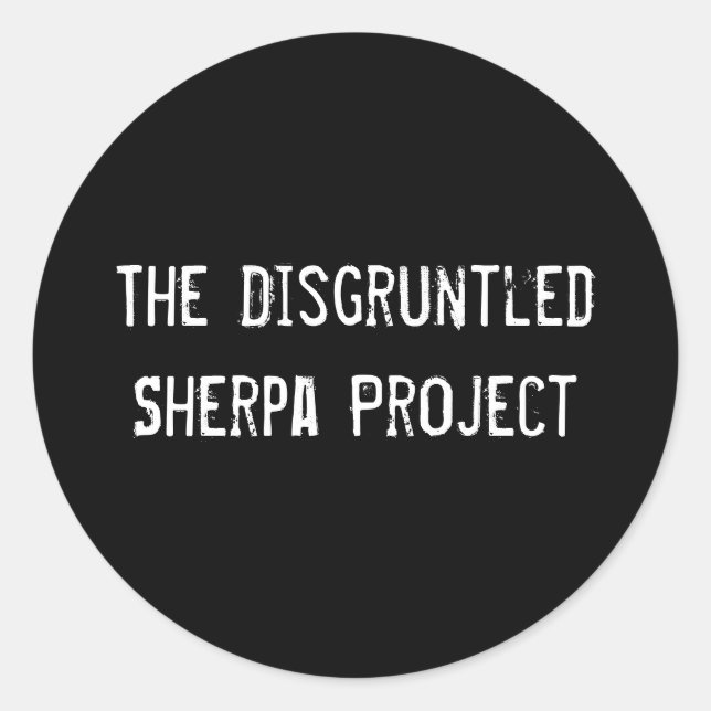 Rond Sticker noir DSP (Devant)