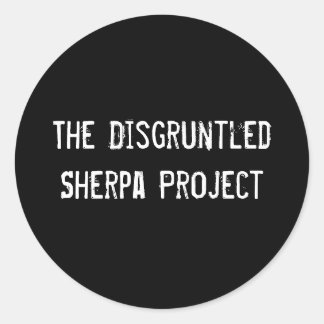 Rond Sticker noir DSP