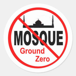 Rond Sticker NoMosque