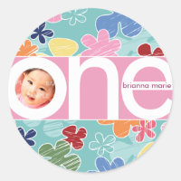 Sticker numérique à fleurs croquantes