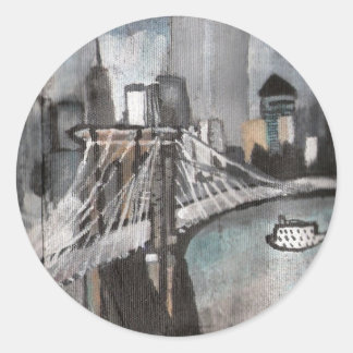 Rond Sticker NYC
