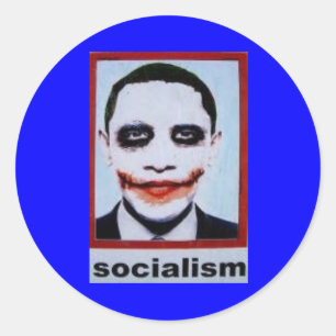 Rond Sticker Obama