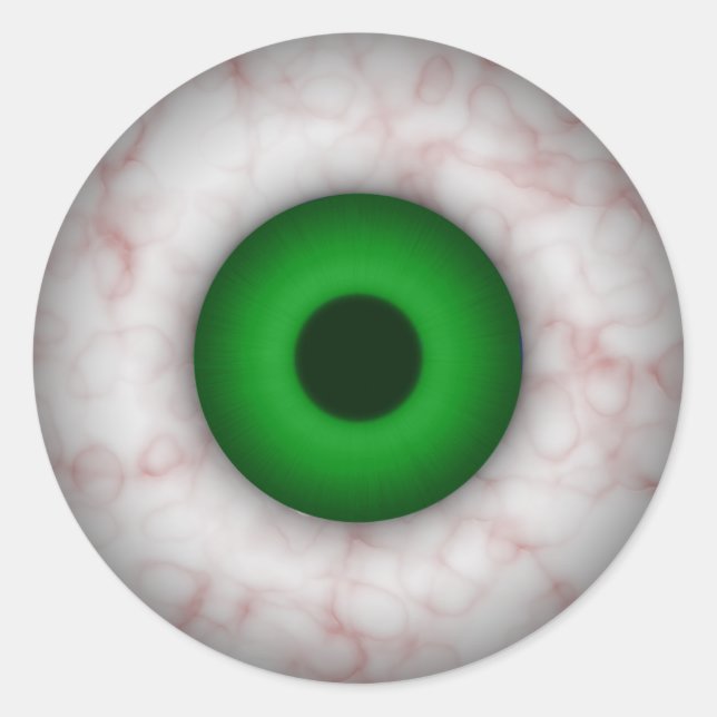 Rond Sticker oeil vert (Devant)
