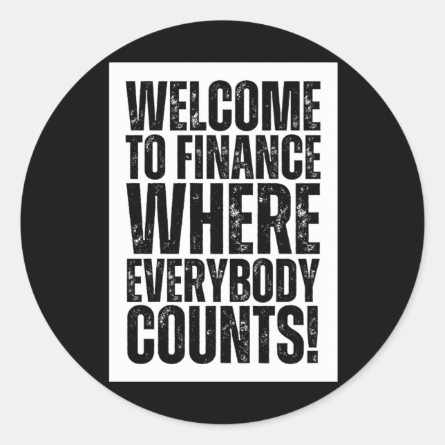 Rond Sticker Office Finance (Devant)