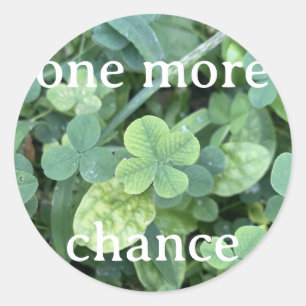 Rond Sticker - One more chance