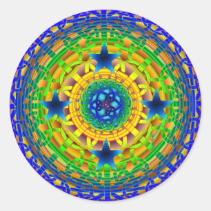 Rond Sticker orbe celtique