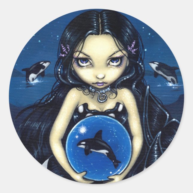 Rond Sticker "Orca Magic" (Devant)