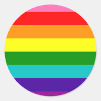 Sticker original Rainbow Flag