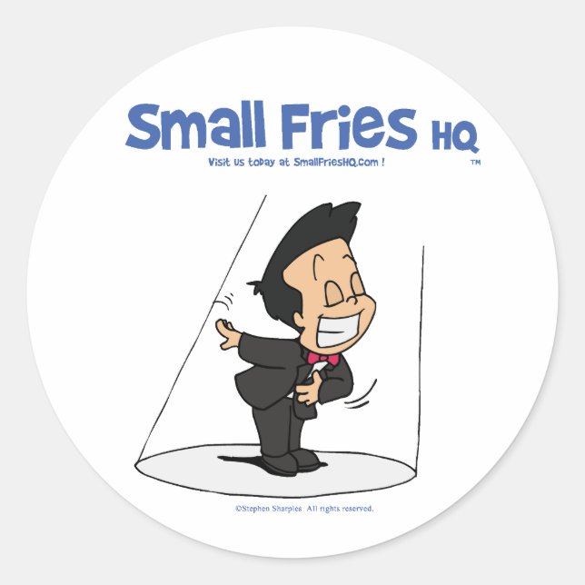 Rond Sticker Oscar de l'AC des petites fries (Devant)