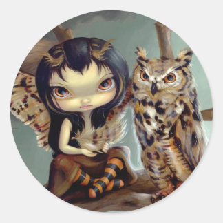 Rond Sticker "Owlyn"