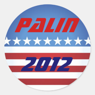 Rond Sticker Palin 2012