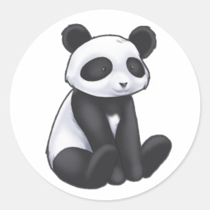 Rond Sticker Panda