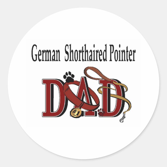 Rond Sticker papa poineur allemand (Devant)