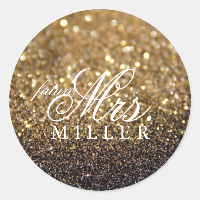 Rond Sticker - Parties scintillant Fab future Mme. (Devant)